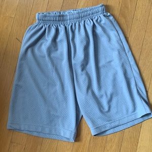 Gray basketball shorts, youth large
